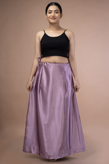 Mauve Satin Petticoat