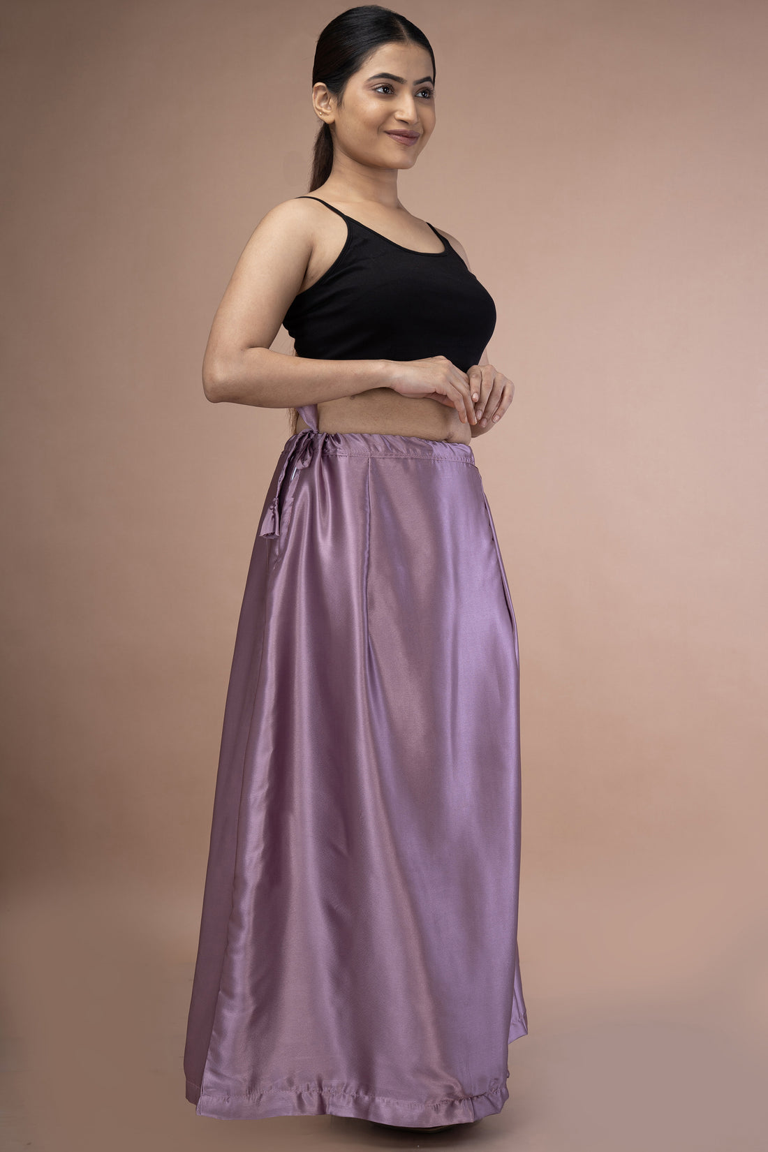 Mauve Satin Petticoat