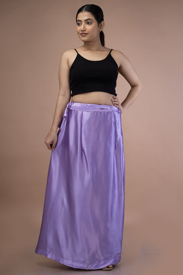 Lavender Satin Petticoat