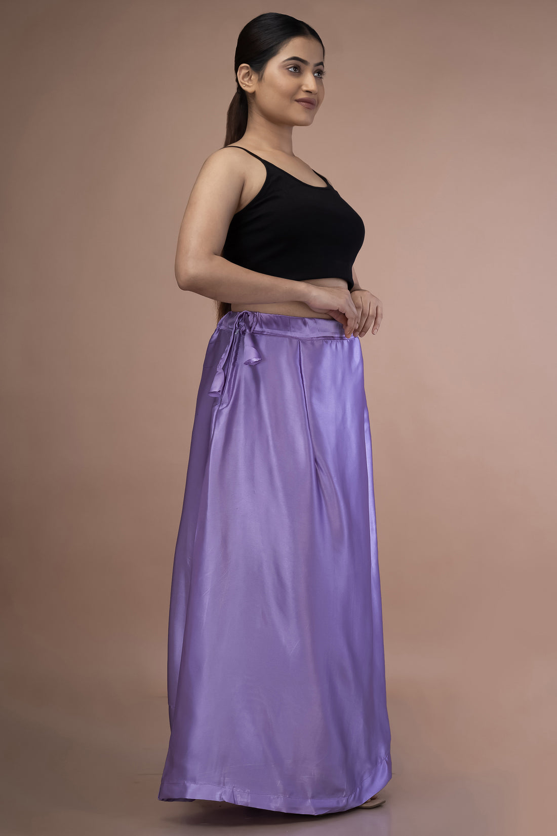 Lavender Satin Petticoat