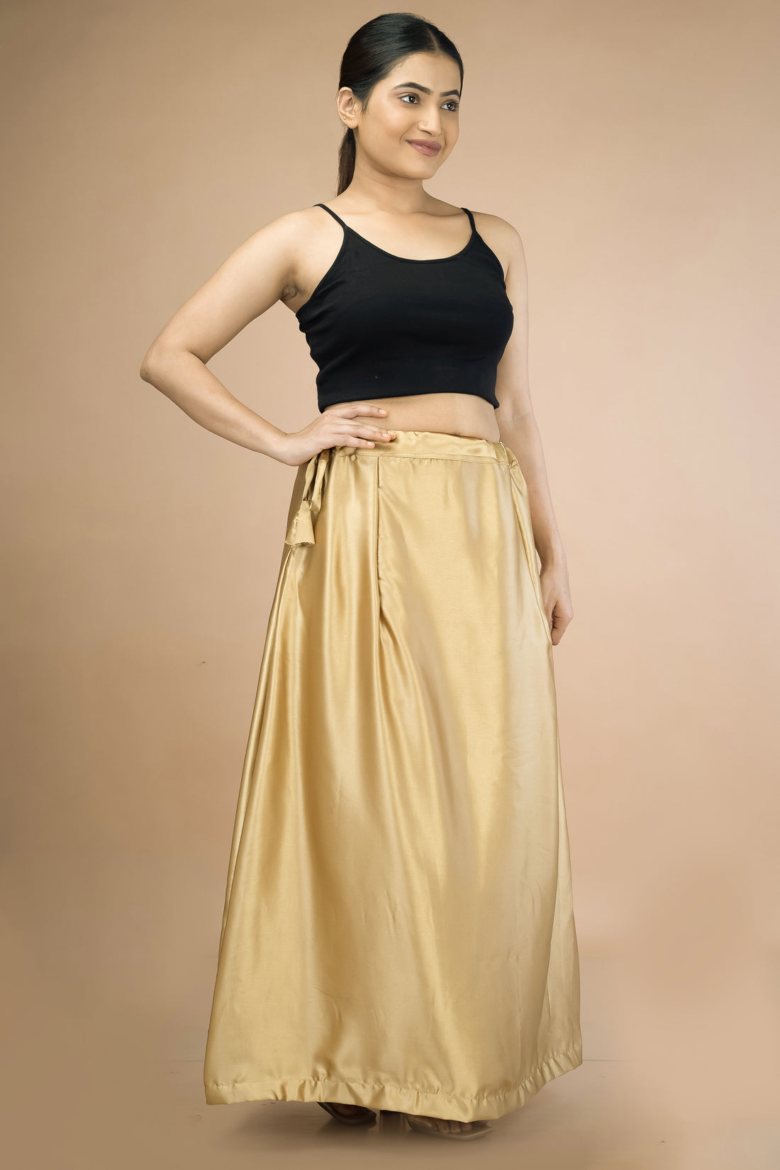 Gold Satin Petticoat