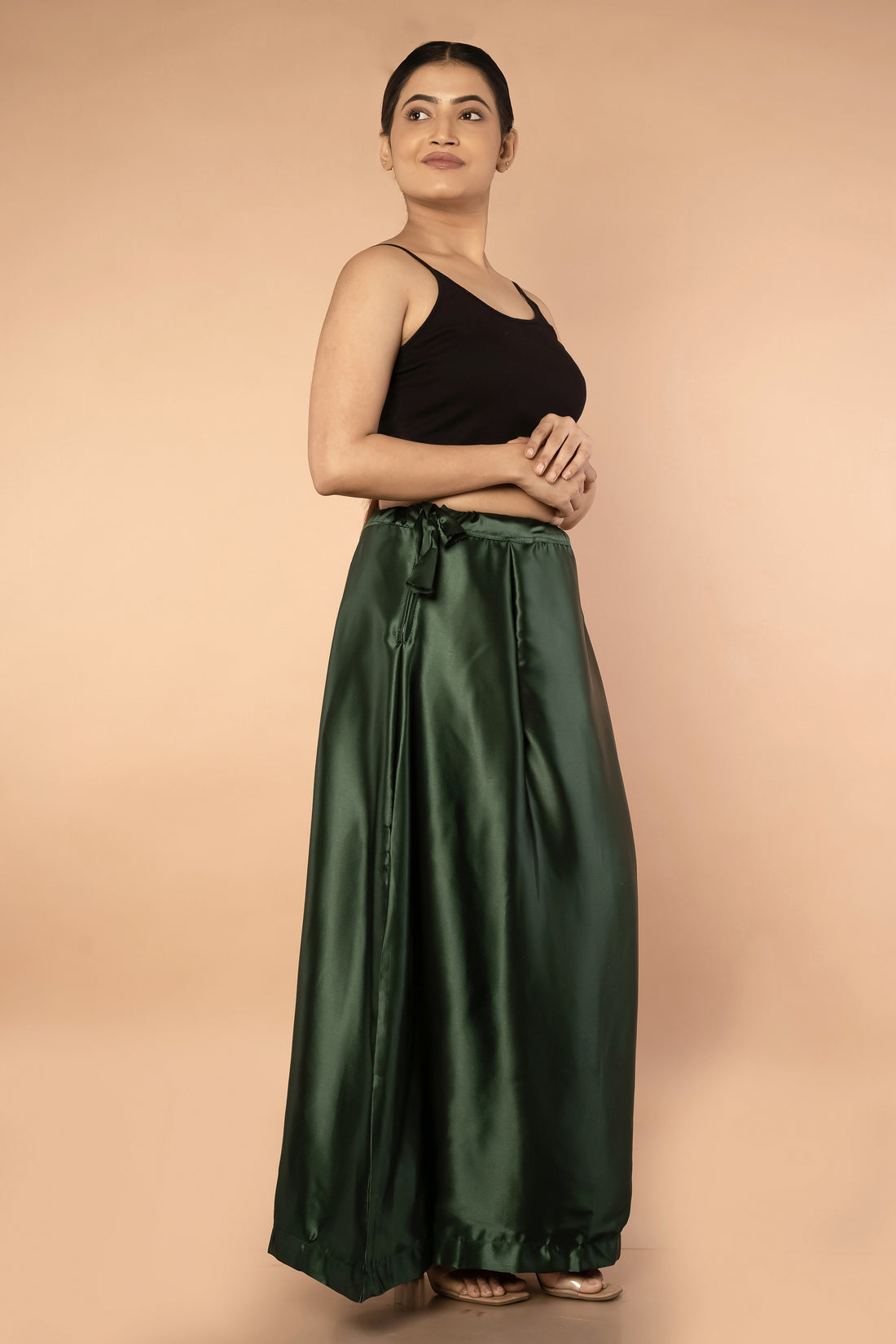 Green Forest Satin Petticoat