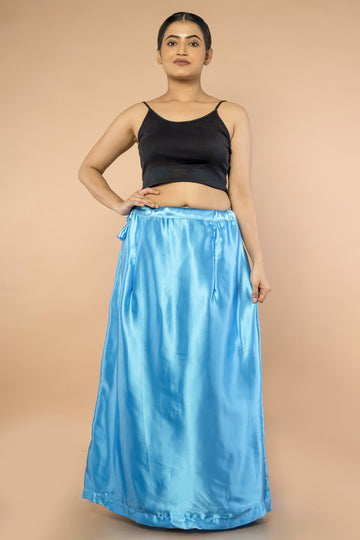 Blue Classic Satin Petticoat