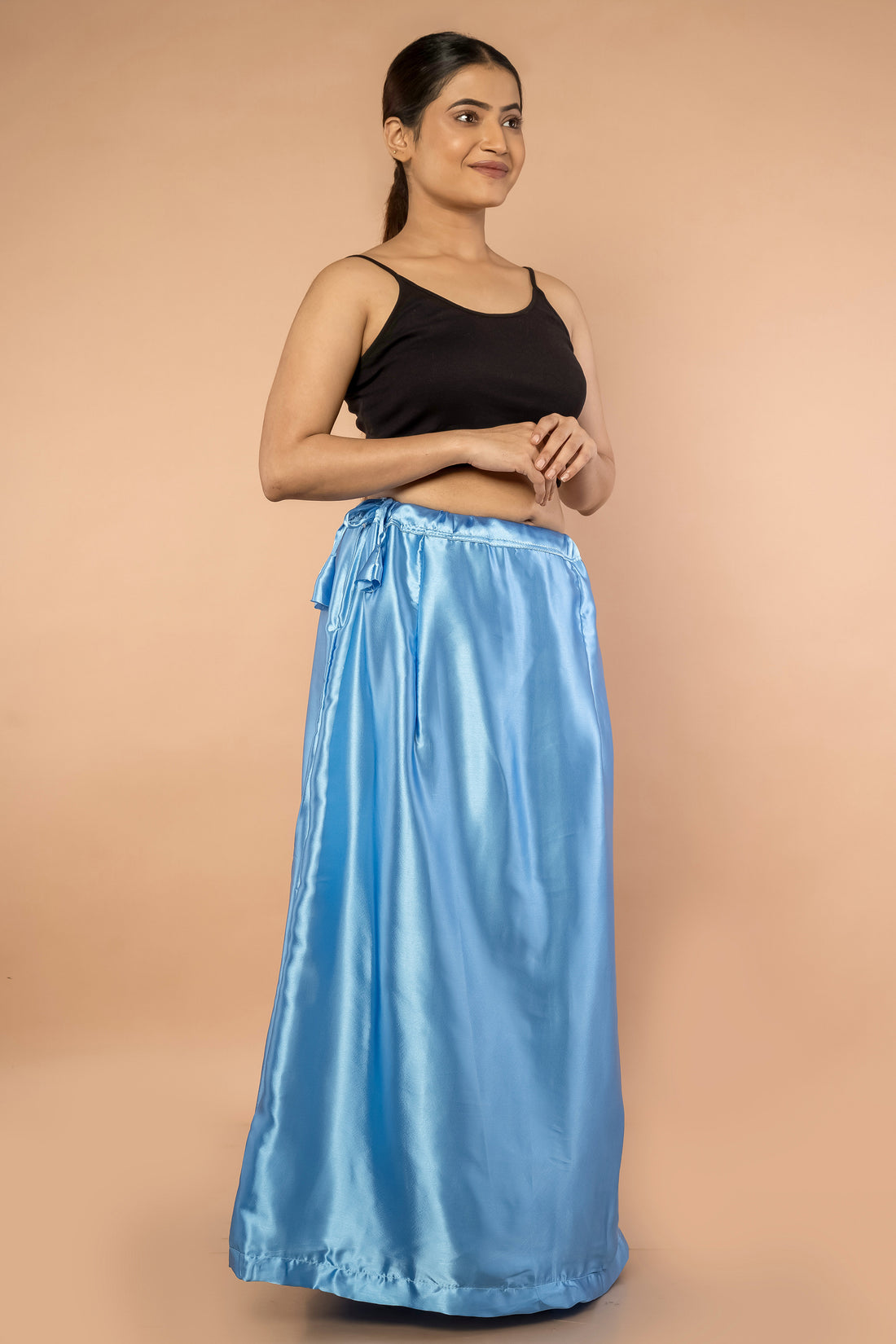 Blue Classic Satin Petticoat