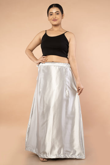 Grey Light Satin Petticoat