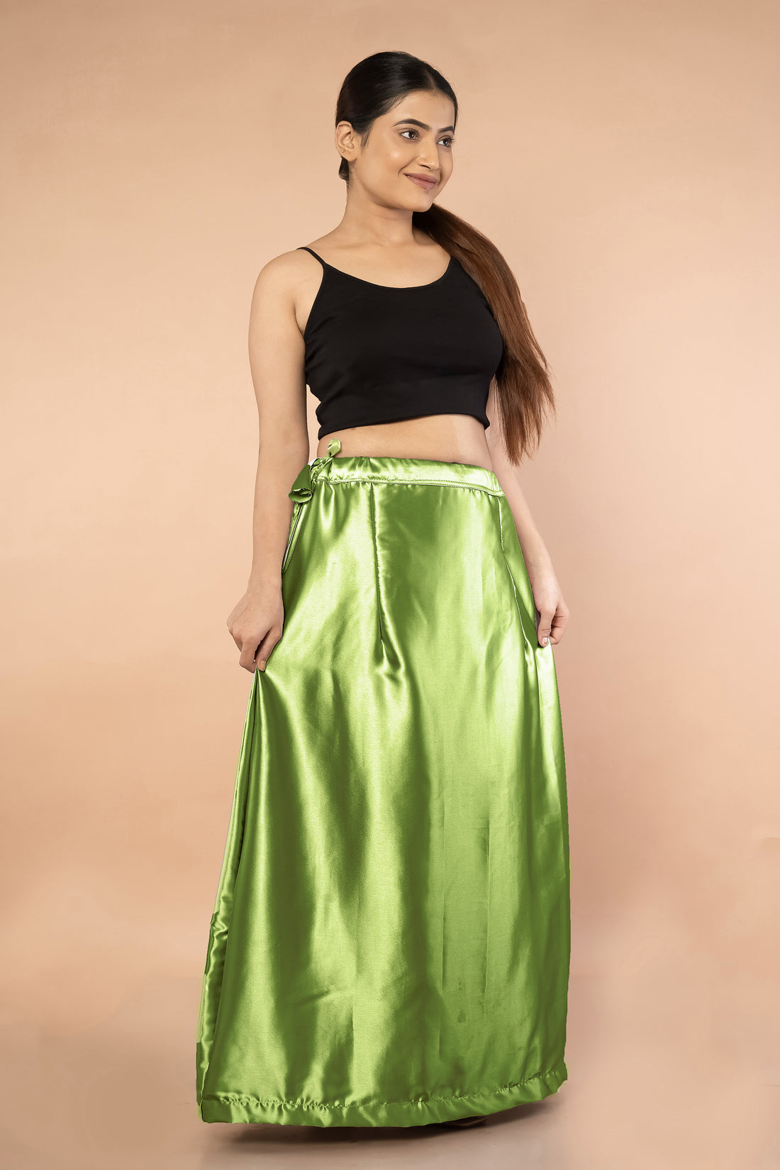 Green Light Satin Petticoat