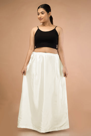 Offwhite Satin Petticoat