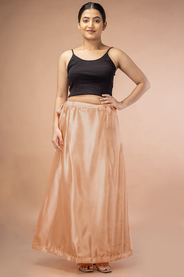 Peach Satin Petticoat